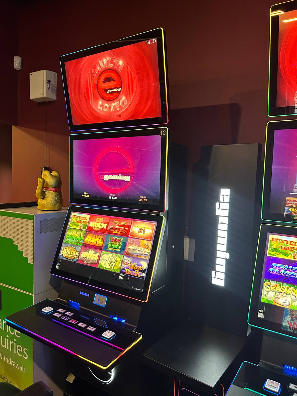 e-gaming Multi Lotto machine